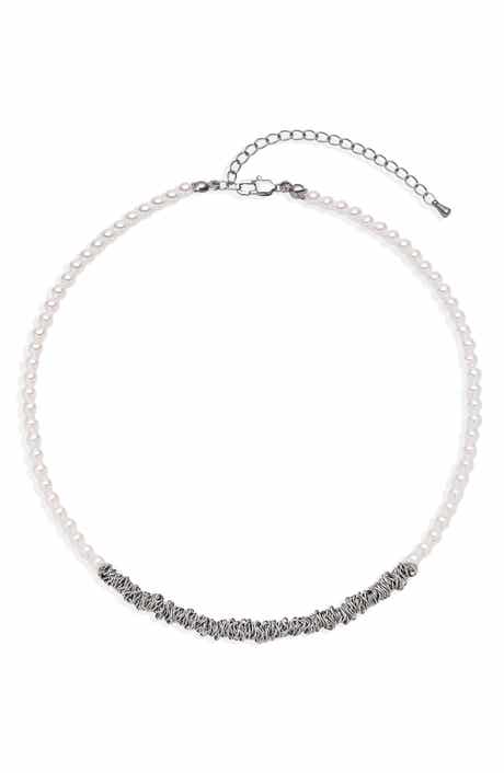 Bianca Imitation Pearl Necklace