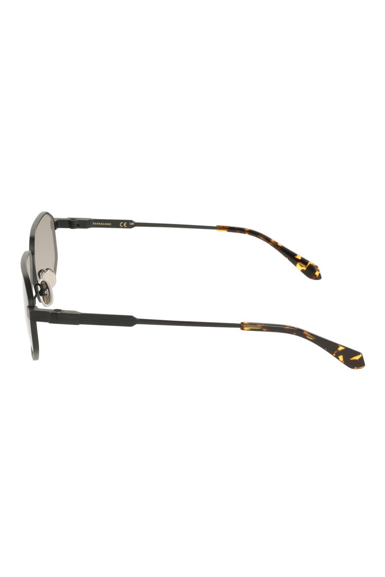 59mm Aviator Sunglasses, Alternate, color, MATTE BLACK