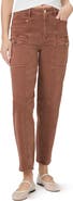 PAIGE Alexis High Waist Barrel Cargo Jeans