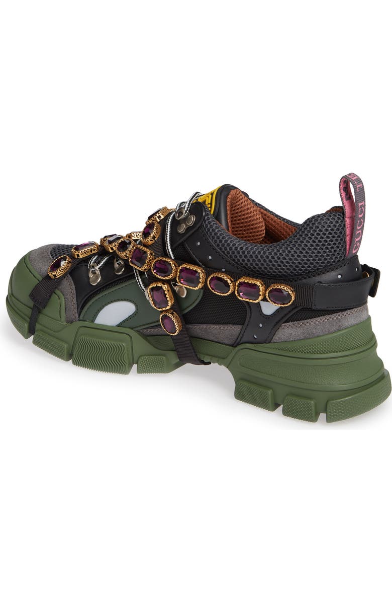 Gucci Journey Jewel Hiker Sneaker, Alternate, color,