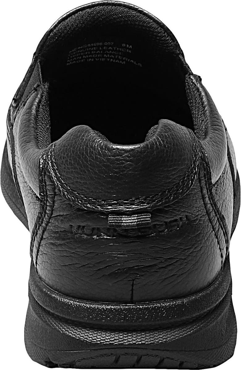 NUNN BUSH Cam Moc Toe Slip-On, Alternate, color, Black Tumble