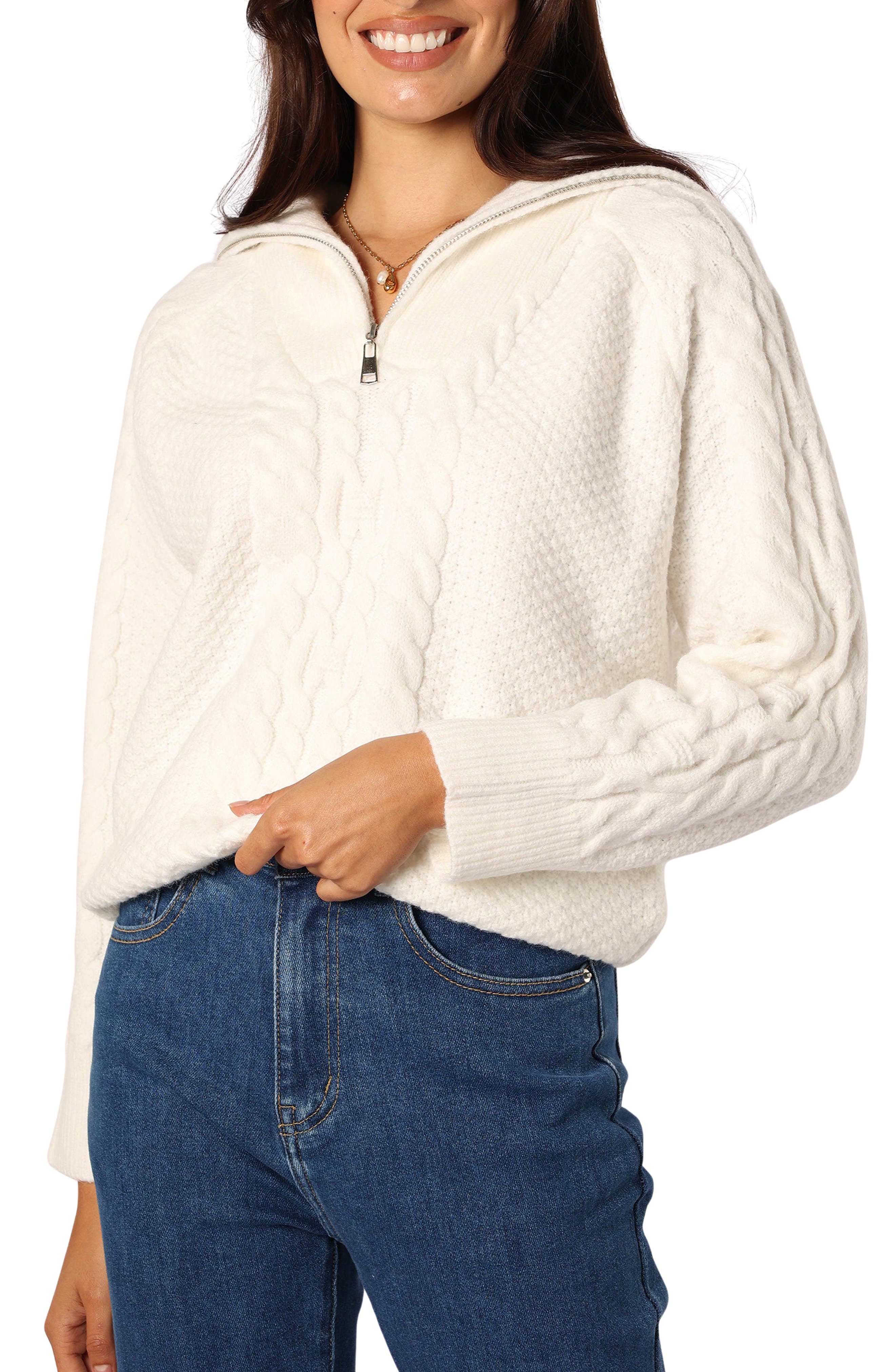 Petal & Pup Ebony Quarter Zip Pullover