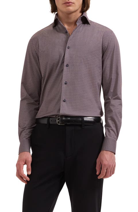 Devon OoohCotton® Print Button-Up Shirt