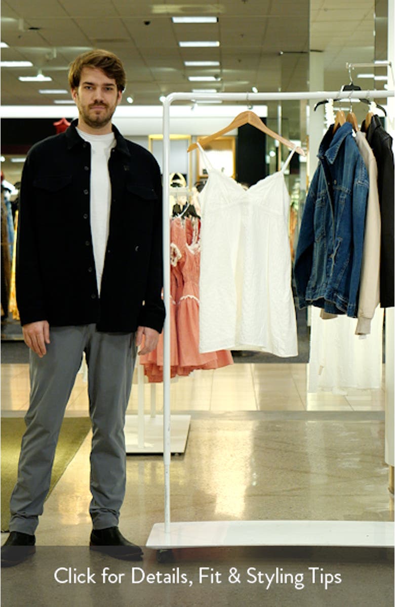 Lunya Lace Trim Recycled Cotton Minidress, sales video thumbnail