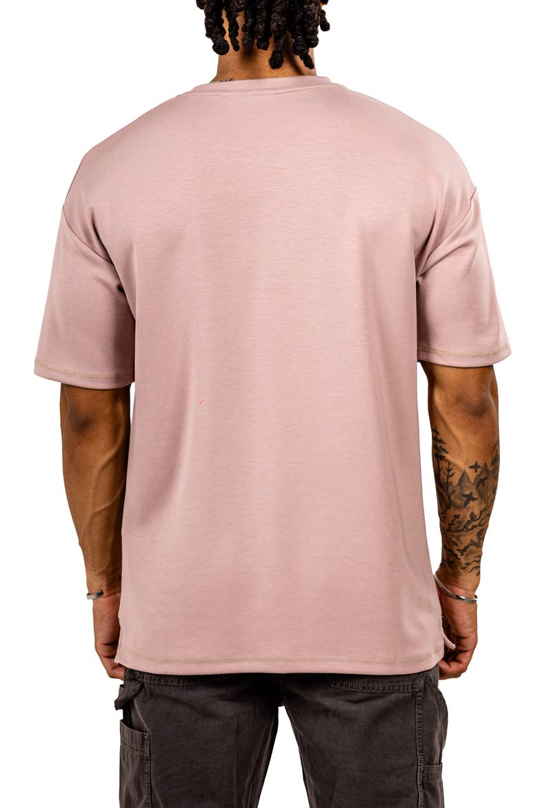 Ascensionsolie 0100 Brown Crewneck T-Shirt, Alternate, color, LIGHT BROWN