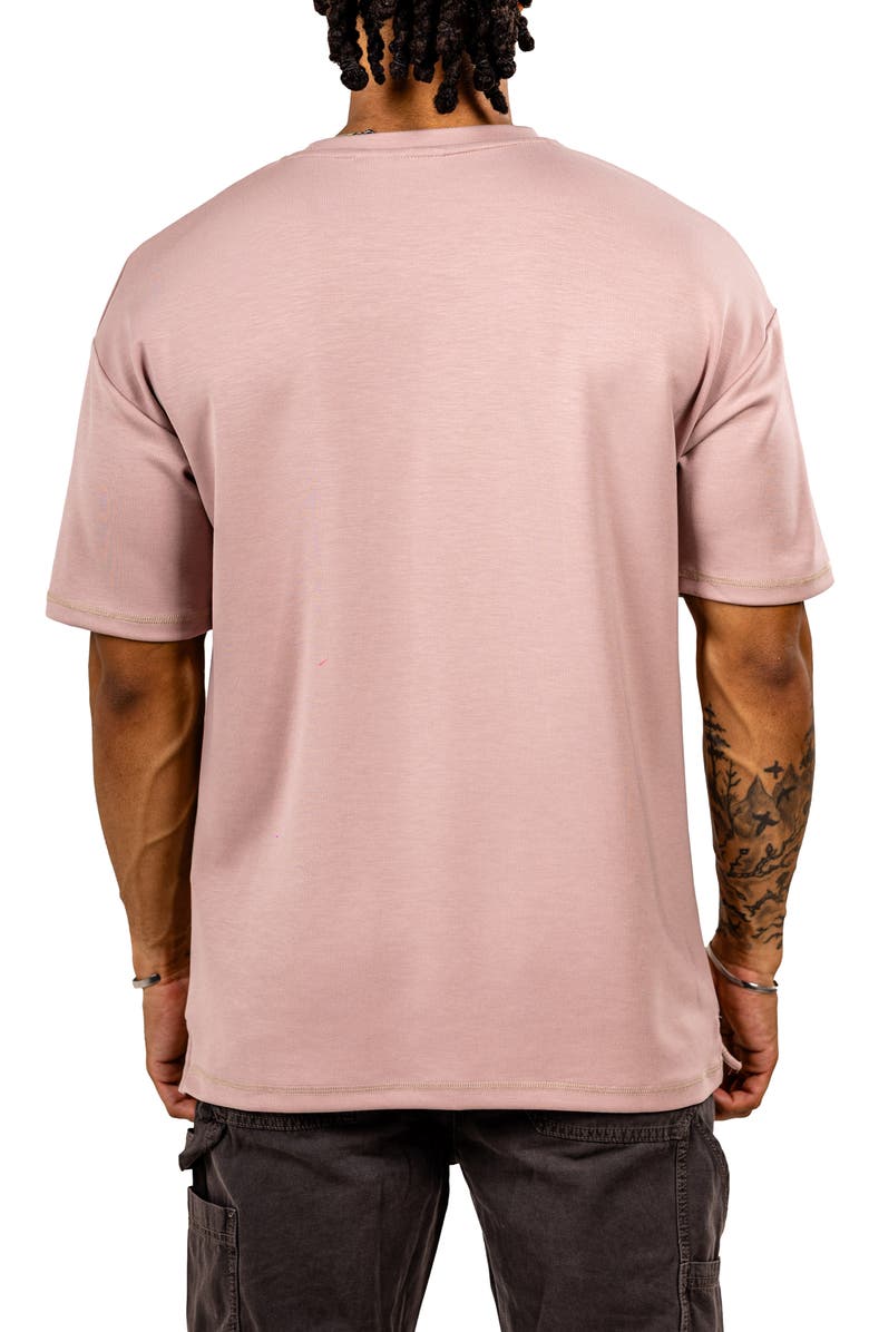 Maceoo Ascensionsolie 0100 Brown Crewneck T-Shirt, Alternate, color, Light Brown