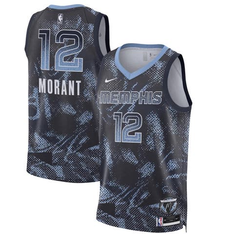 Unisex Nike Ja Morant Navy Memphis Grizzlies 2025 Select Series Swingman Player Jersey