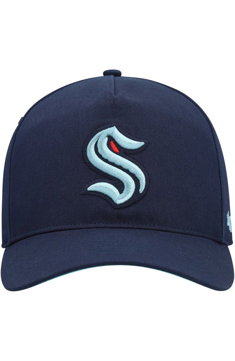'47 Men's '47 Deep Sea Blue Seattle Kraken Primary Hitch Snapback Hat, Alternate, color, Navy