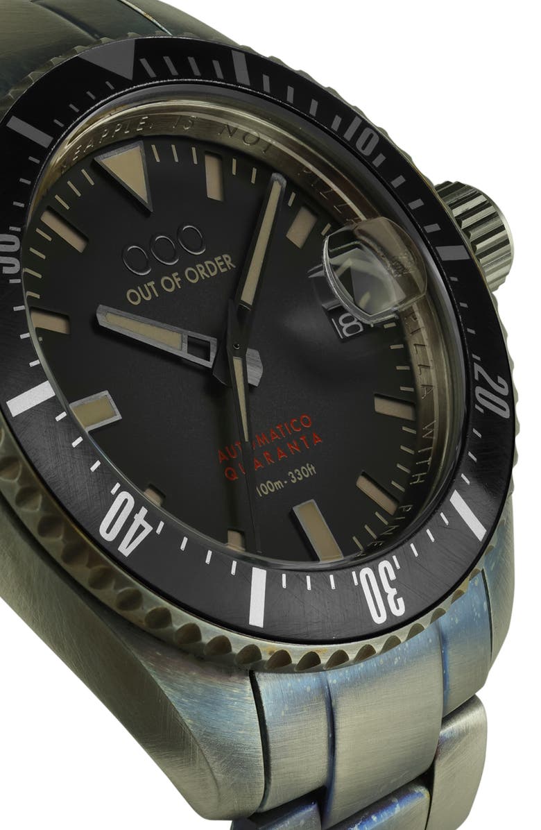 OUT OF ORDER Quaranta Bracelet Watch, 40mm, Alternate, color, Sand