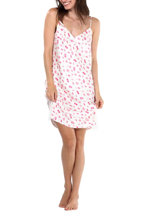 Honeydew Sunday Rest Chemise In Beso Lips
