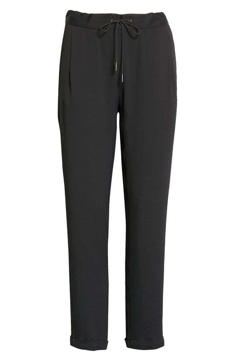 Fabiana Filippi Spello Tapered Leg Crepe Pants, Alternate, color, 