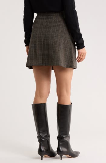 Buckle Knit Wrap Skirt