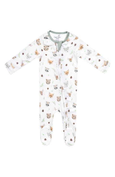 Wilder Zip-Up Footie Pajamas (Baby)