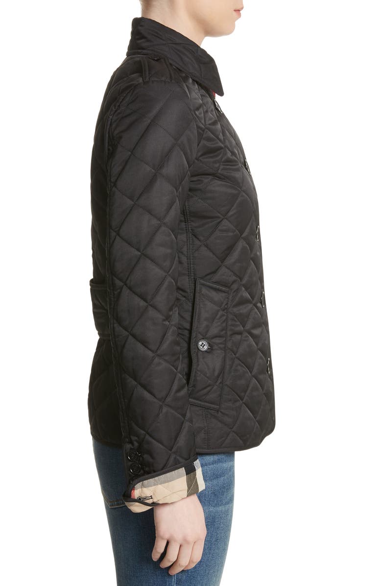 Burberry Frankby Quilted Jacket, Alternate, color, 