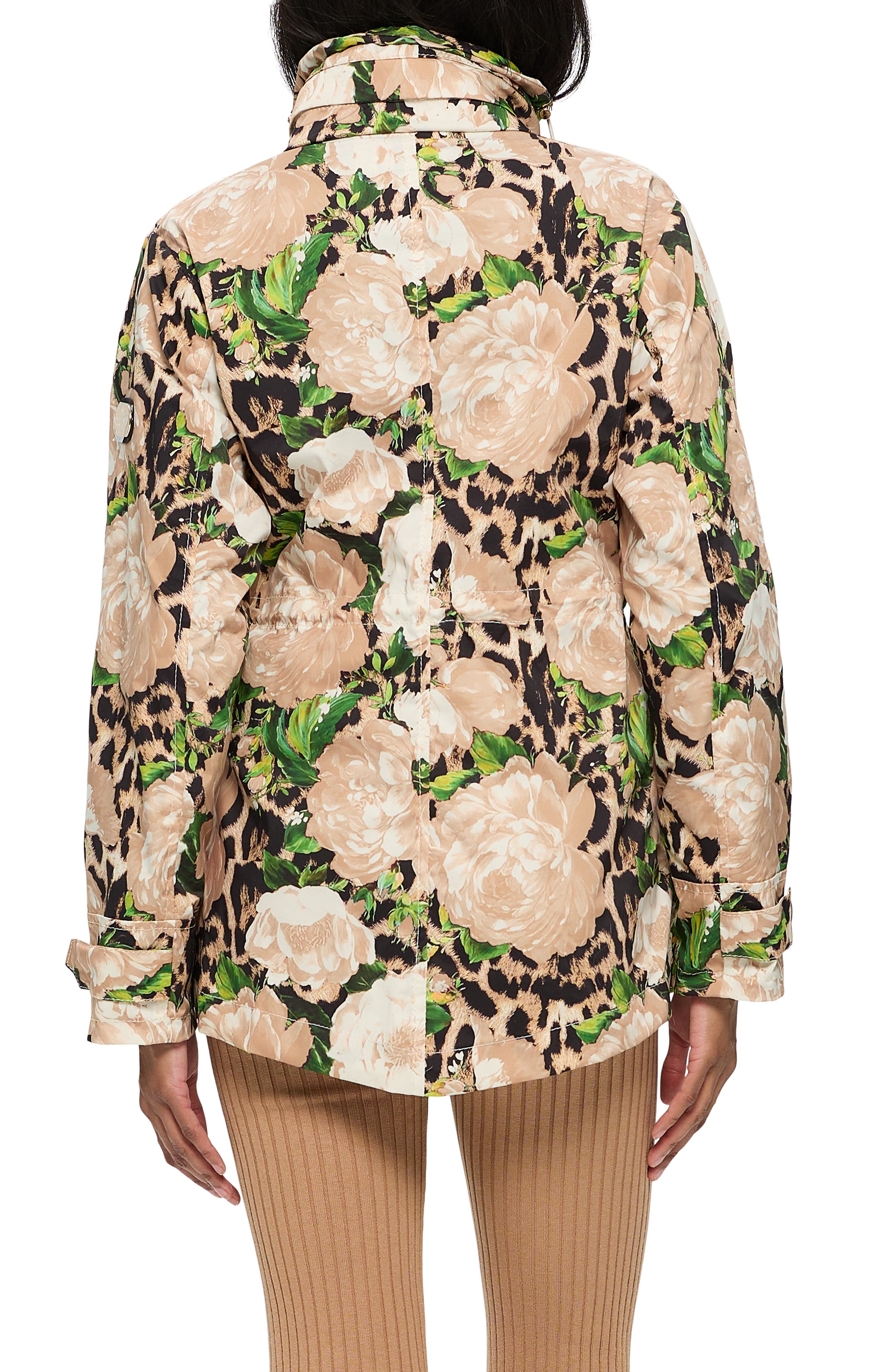 GORSKI Lightweight Floral Printed Jacket With Concealed Hood — фото 3