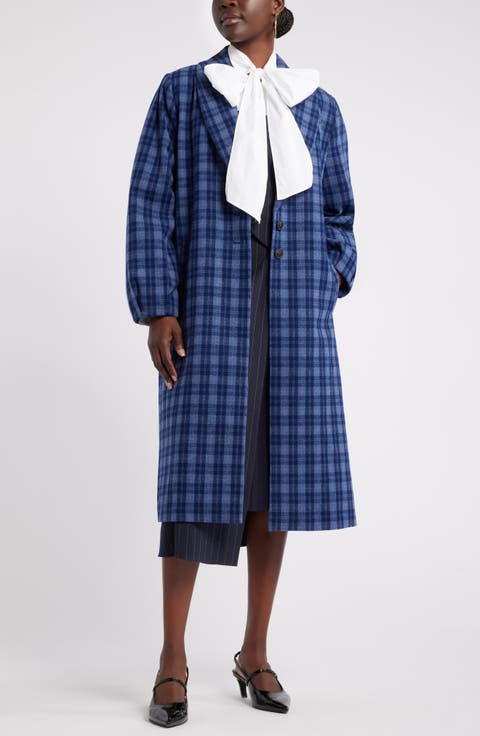 House of Aama Harbor Shawl Pleat Coat