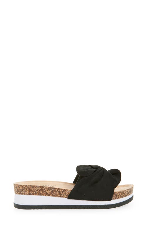 Extreme By Eddie Marc Knot Platform Slide Sandal