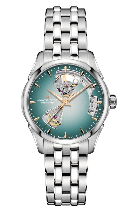 Jazzmaster Open Heart Automatic Bracelet Watch, 36mm
