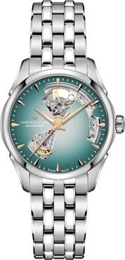 Hamilton Jazzmaster Open Heart Automatic Bracelet Watch, 36mm