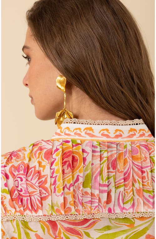 Halebob Calliope Voile Top In Pink