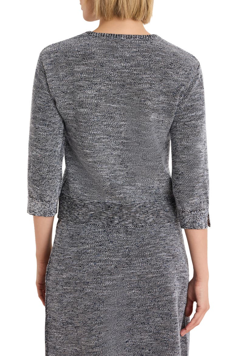 Tweed Stitch Crewneck Sweater, Alternate, color, BLUE MIX