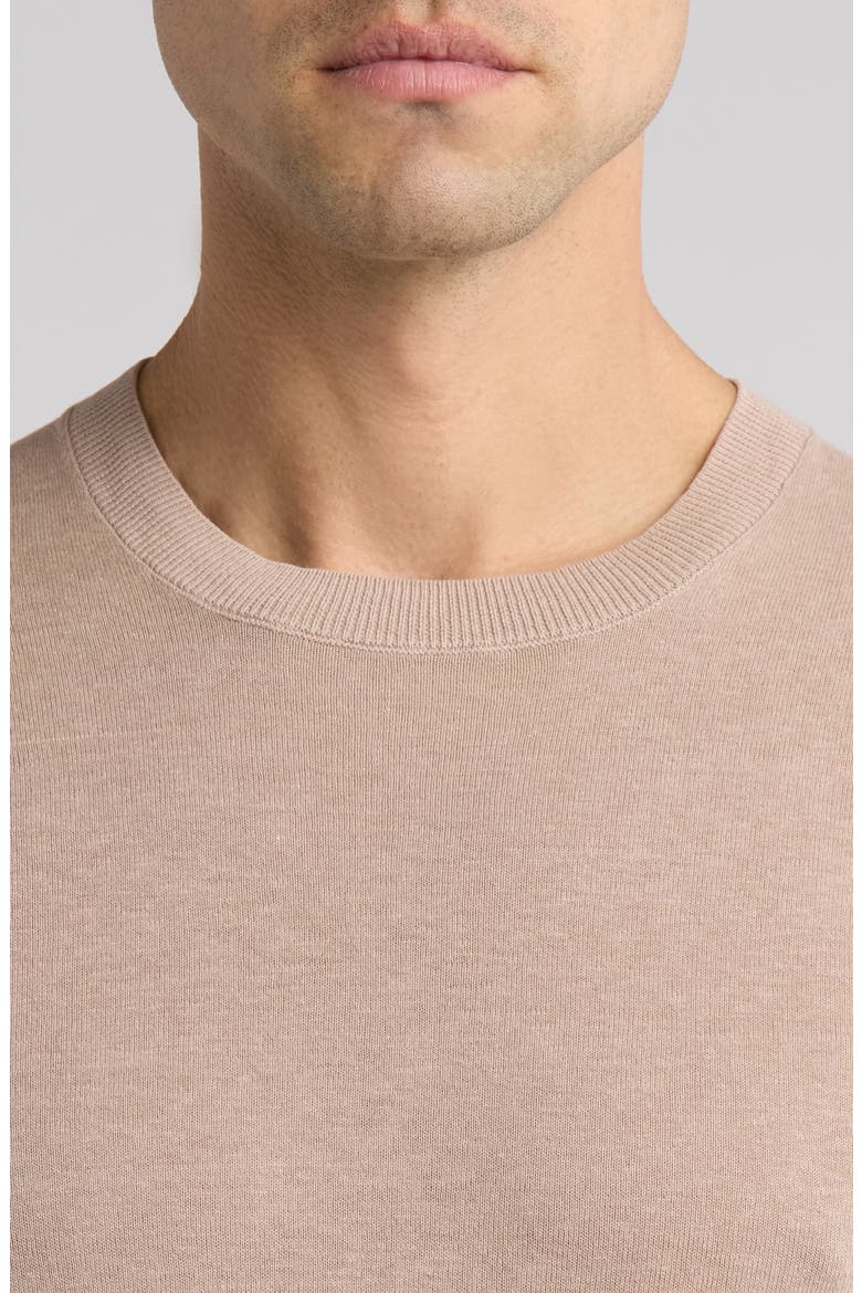 Nordic Linen & Cotton Sweater, Alternate, color, TAN