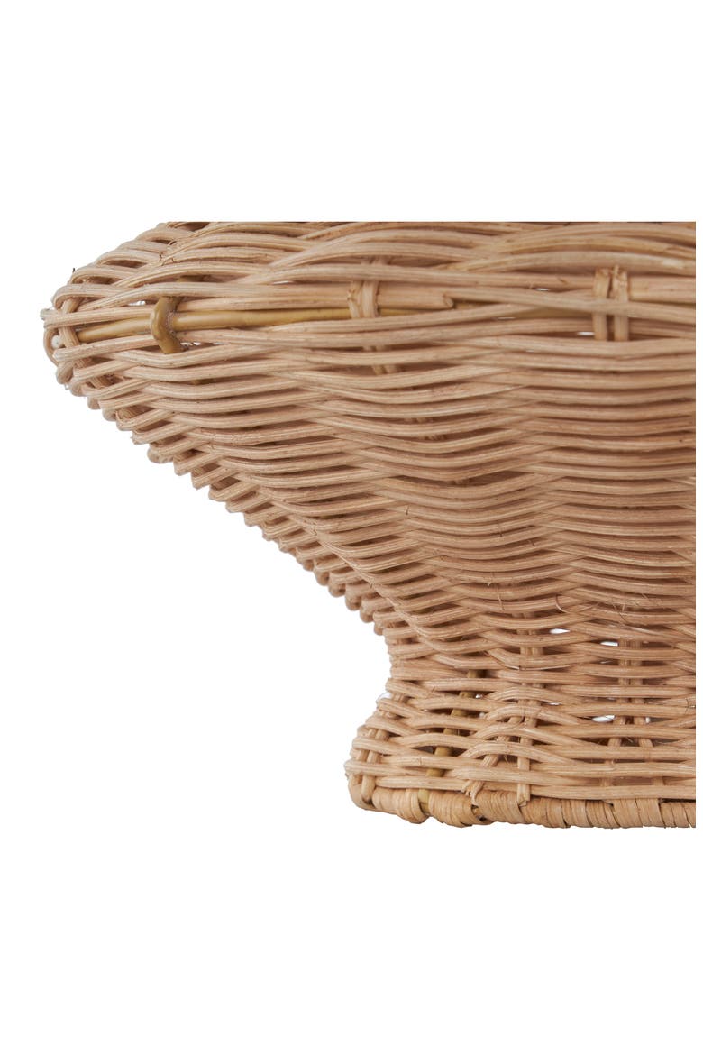 Rattan Vase, Alternate, color, BROWN