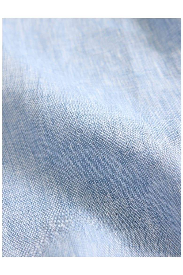 Bucks Slub Linen Button-Up Shirt, Alternate, color, LIGHT BLUE HEATHER