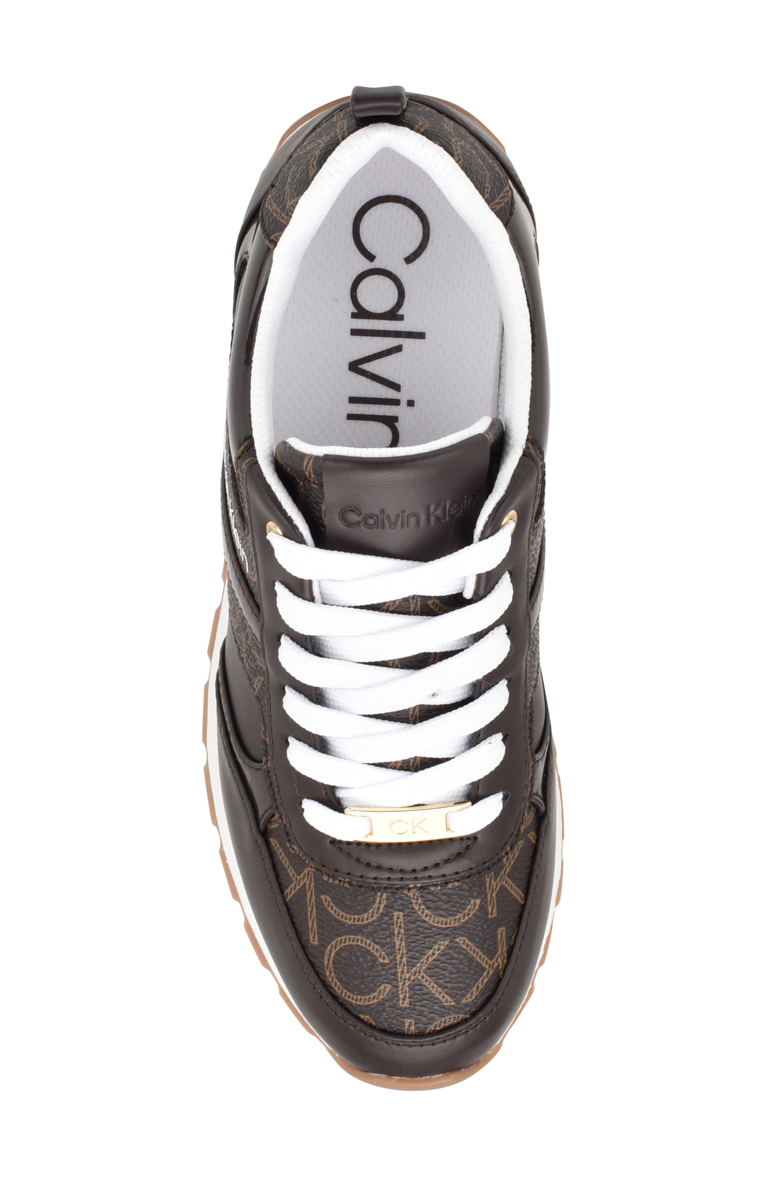 Carlla Lace Up Sneaker, Alternate, color, BROWN