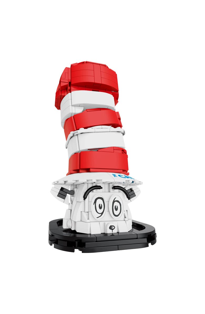 Brickcraft Dr. Seuss Cat In The Hat Building Set, Alternate, color, Red