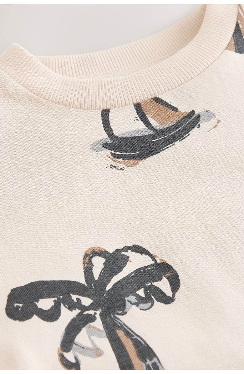 NEXT Kids' Beach Print Cotton T-Shirt, Alternate, color, Neutral