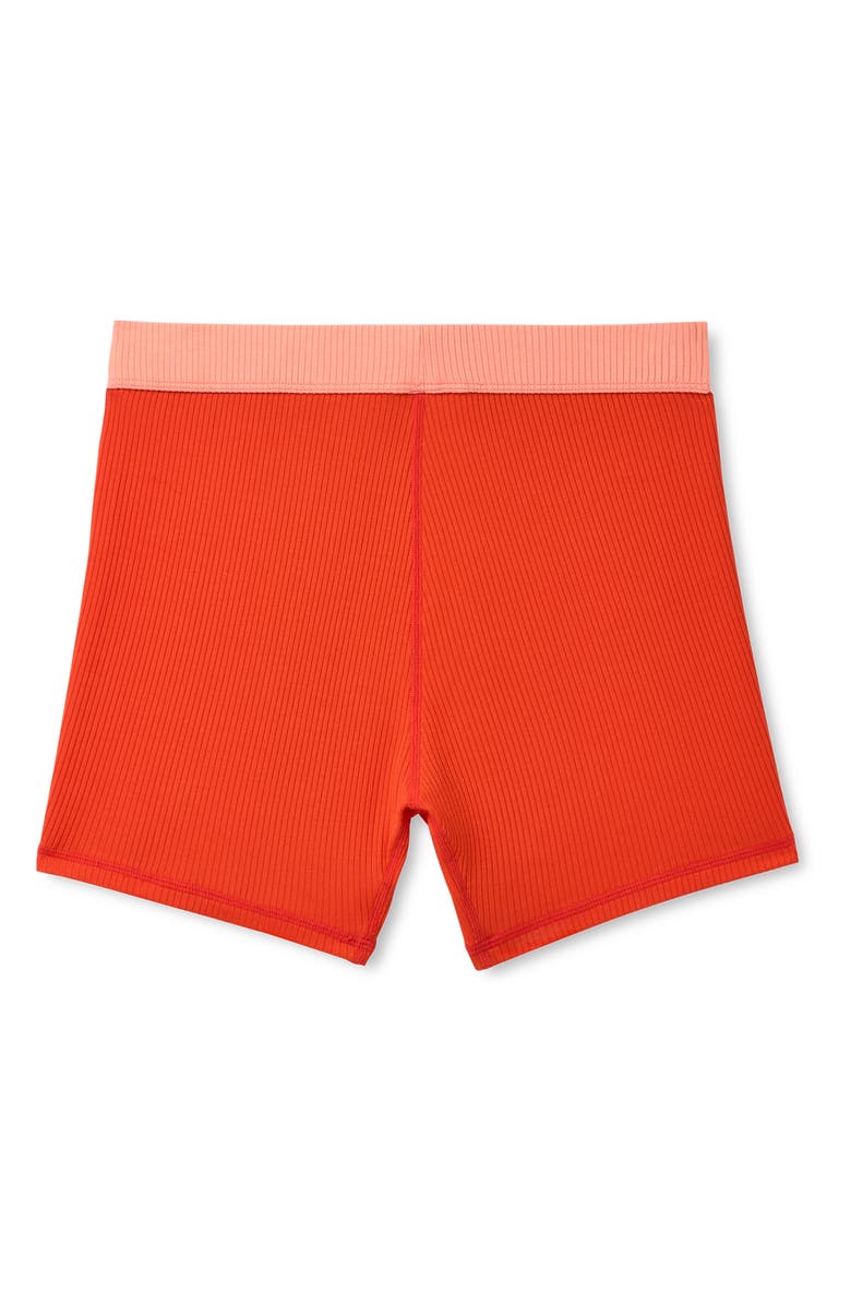 UGG<sup>®</sup> Alexiah Rib Lounge Boy Shorts, Alternate, color, Lobster/ Petal