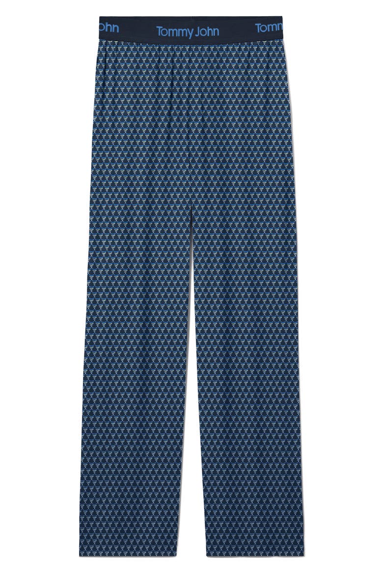 Second Skin Modal Blend Pajama Pants, Alternate, color, ECHO GEO DRESS BLUES