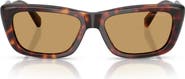 Miu Miu 56mm Rectangular Sunglasses