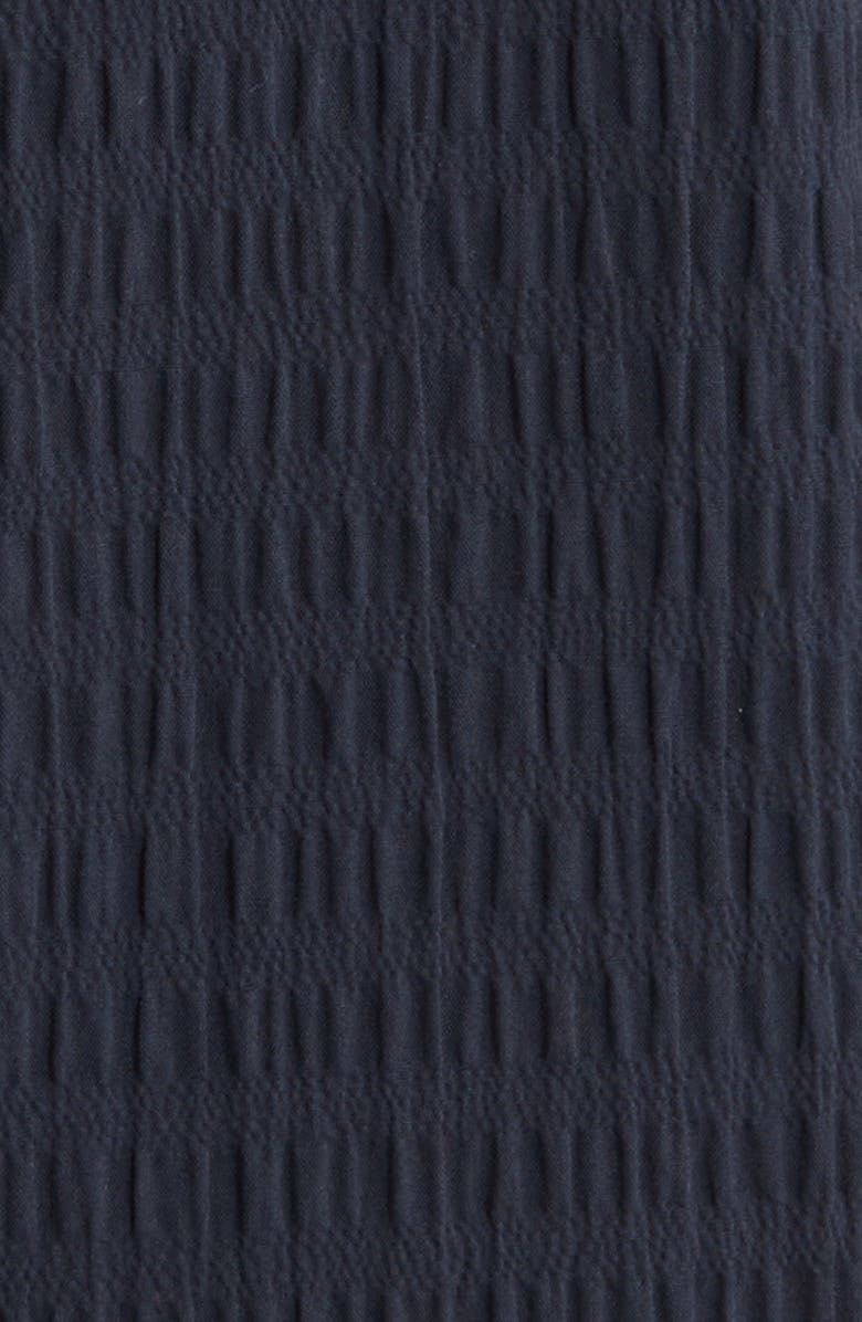 Ted Baker London Verdon Relaxed Fit Solid Short Sleeve Cotton Seersucker Button-Up Shirt, Alternate, color,