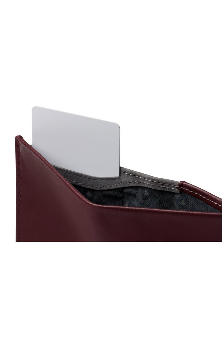 Note Sleeve RFID Wallet, Alternate, color, WINE