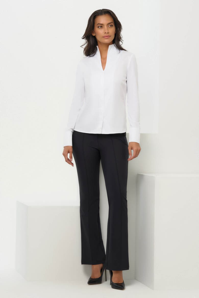 Matilda Top, Alternate, color, White