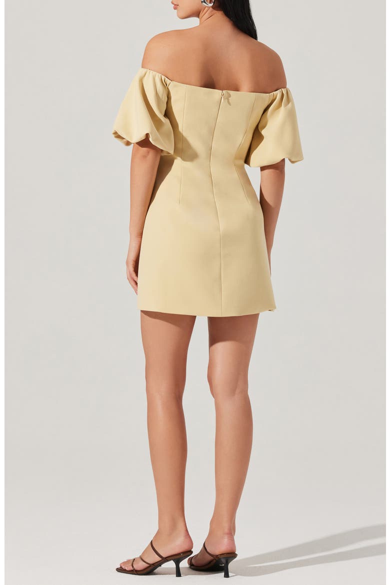 Biviana Strapless Minidress, Alternate, color, BUTTER YELLOW