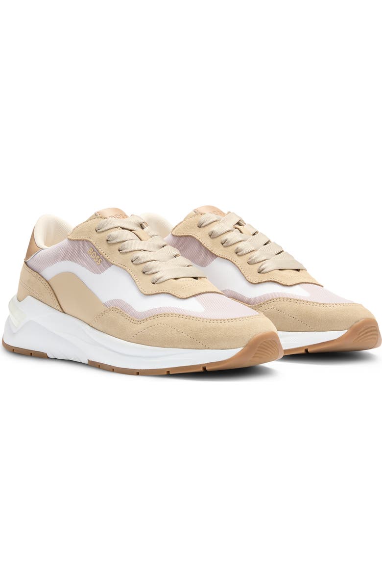BOSS Skylar Sneaker, Main, color, Medium Beige