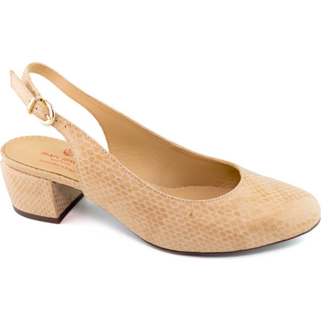 Marc Joseph New York Broad St Slingback Leather Pump