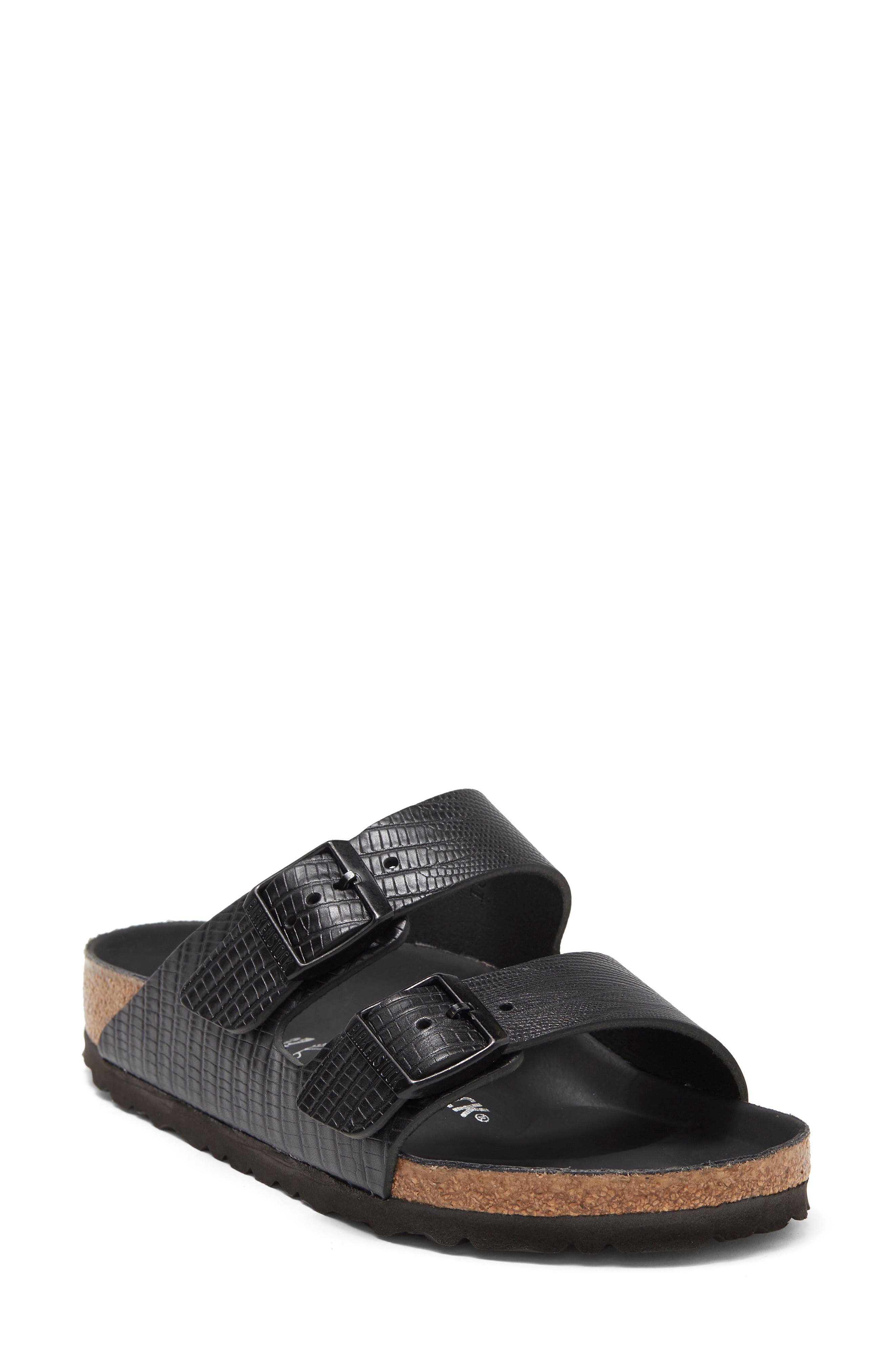 Birkenstock Arizona Embossed Slide Sandal - Discontinued, Main, color, 