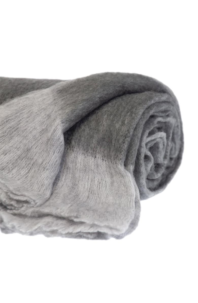 PARKLAND COLLECTION Stella Handloomed Wool Blend Throw Blanket, Alternate, color,