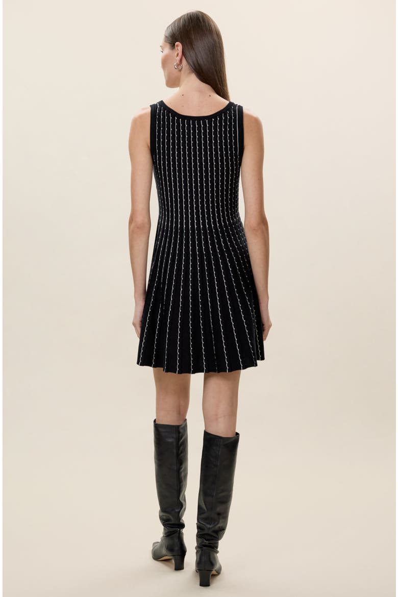 Dorothy Sweater Dress, Alternate, color, Black