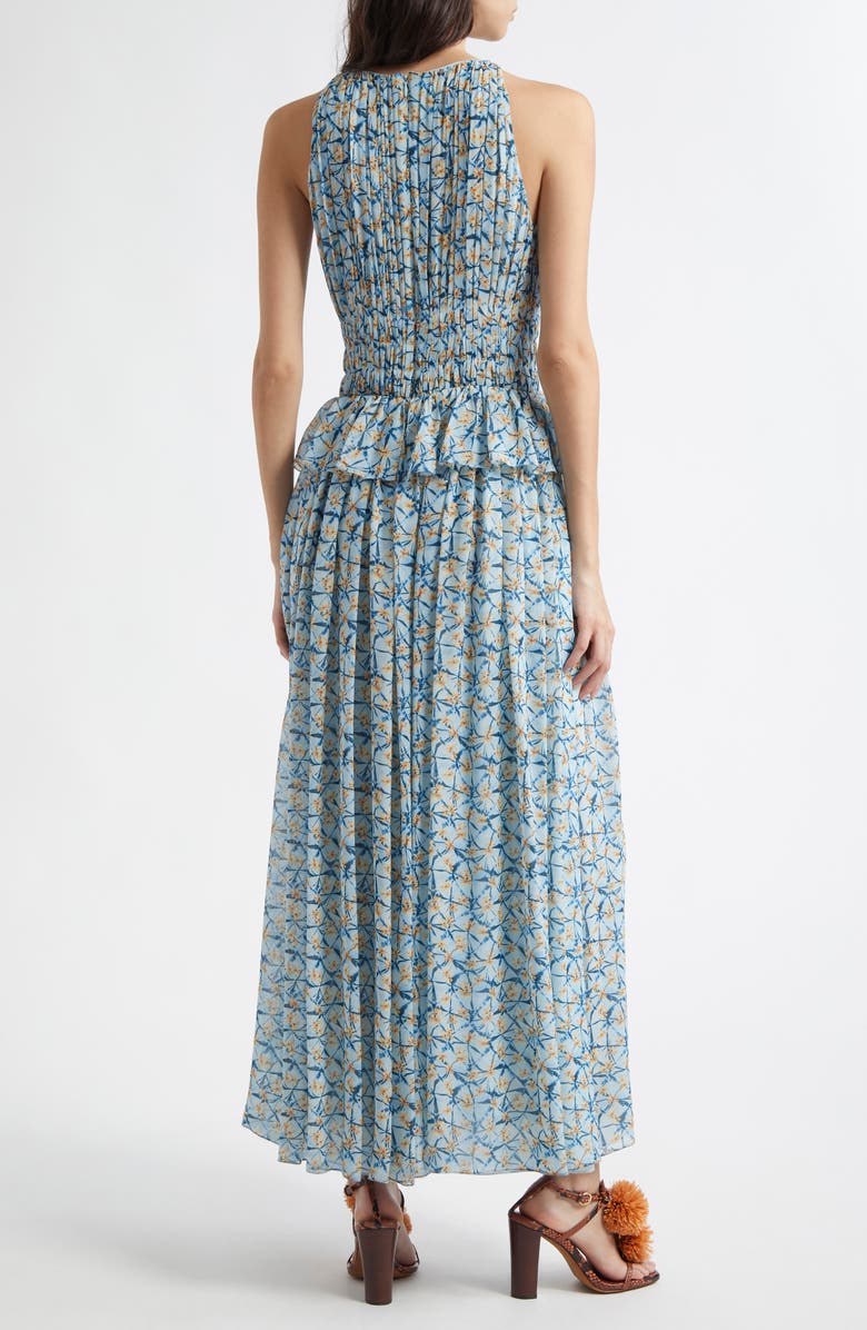 Ulla Johnson Adeline Floral Silk Maxi Dress, Alternate, color, Idalia