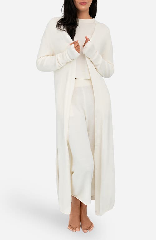 Sunday Citizen Cloudcool Pajama Cardigan In White