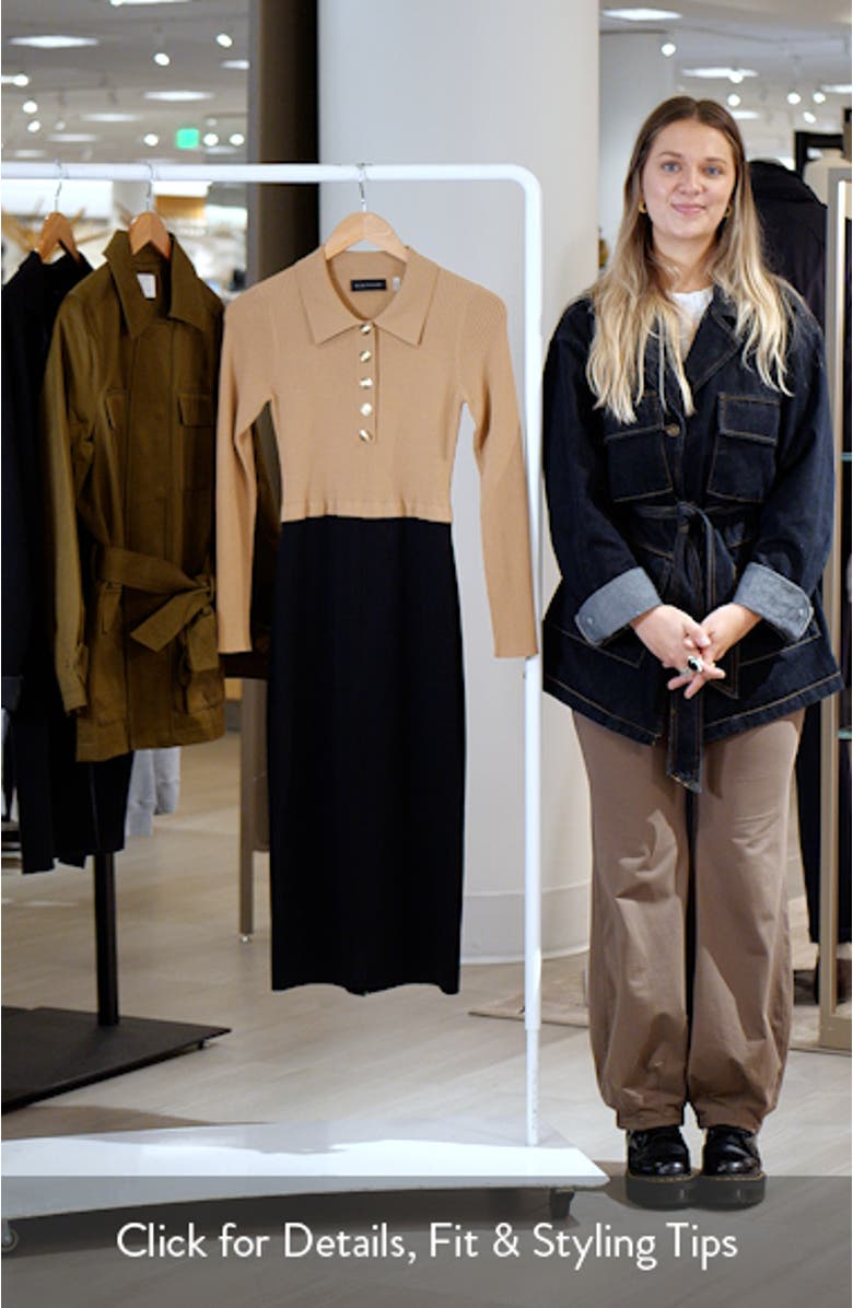 The Esme Long Sleeve Knit Dress, sales video thumbnail