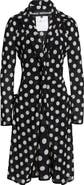 Junya Watanabe Polka Dot Georgette Cutaway Jacket