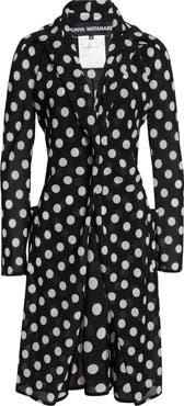 Junya Watanabe Polka Dot Georgette Cutaway Jacket