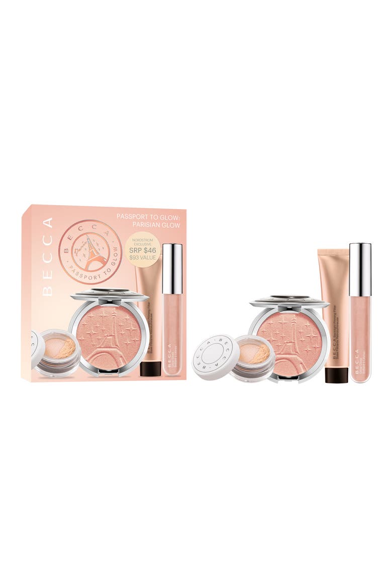 BECCA Sananas Passport to Glow Parisian Glow Set, Alternate, color, NO COLOR