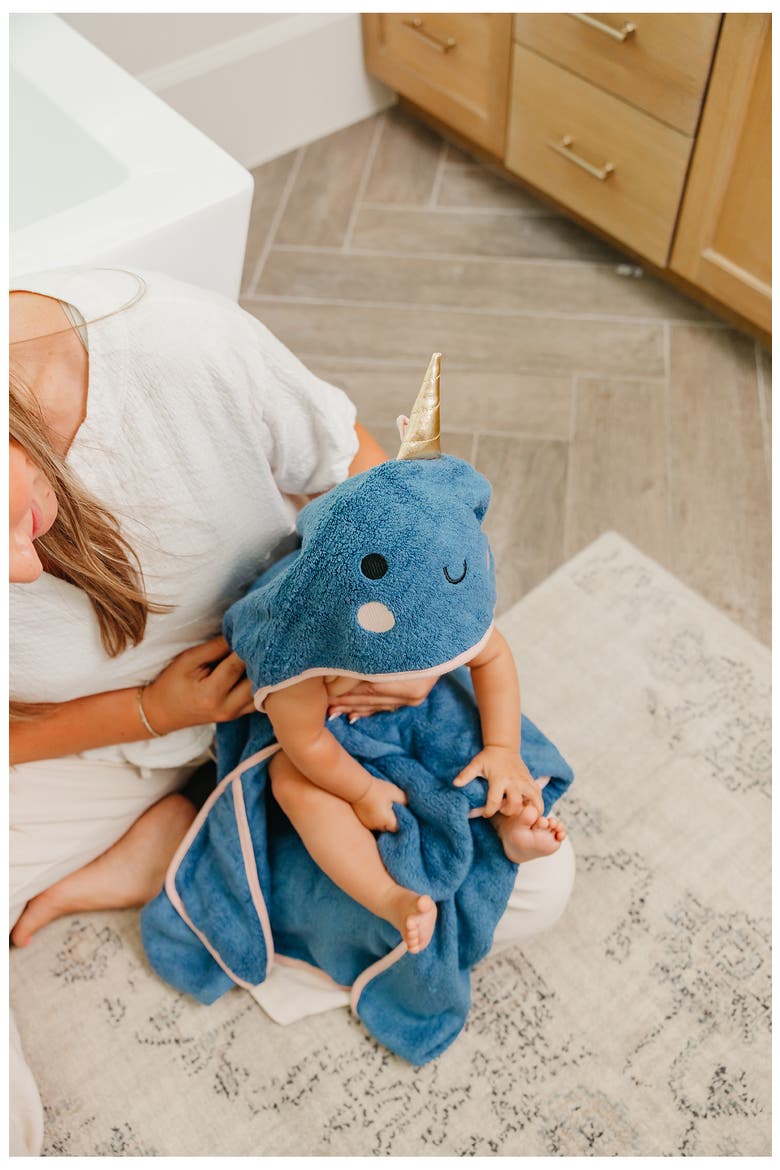 Nori Character Hooded Towel, Alternate, color, NORI